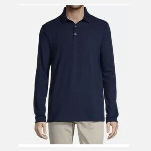 Polo Shirt, Men’s Navy Blue, Super Soft, Size Large